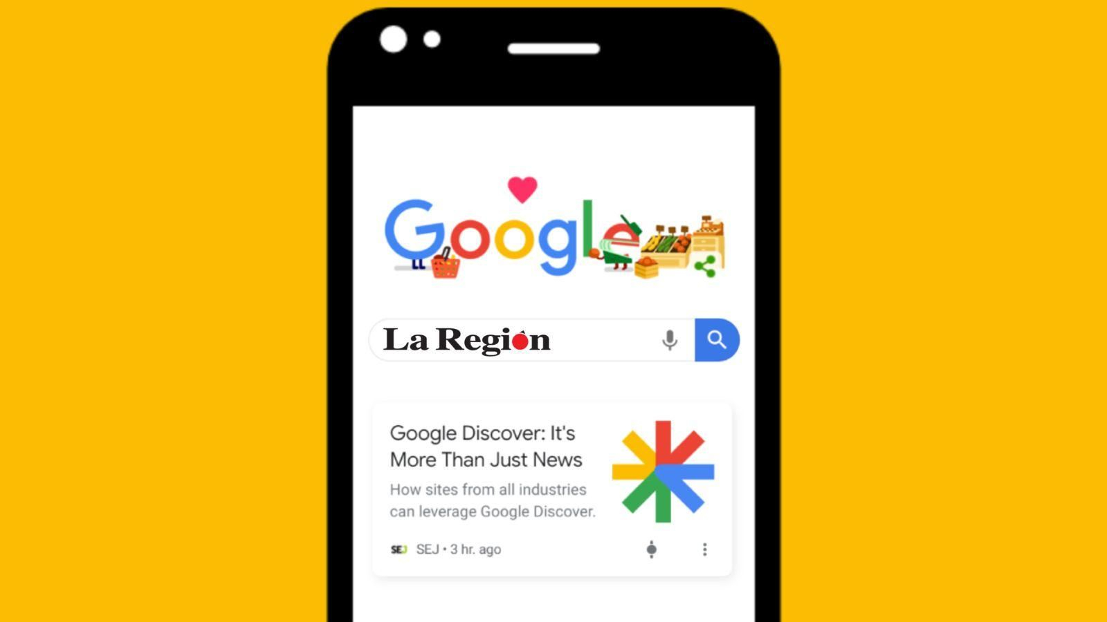 Sigue a La Región en Google Discover