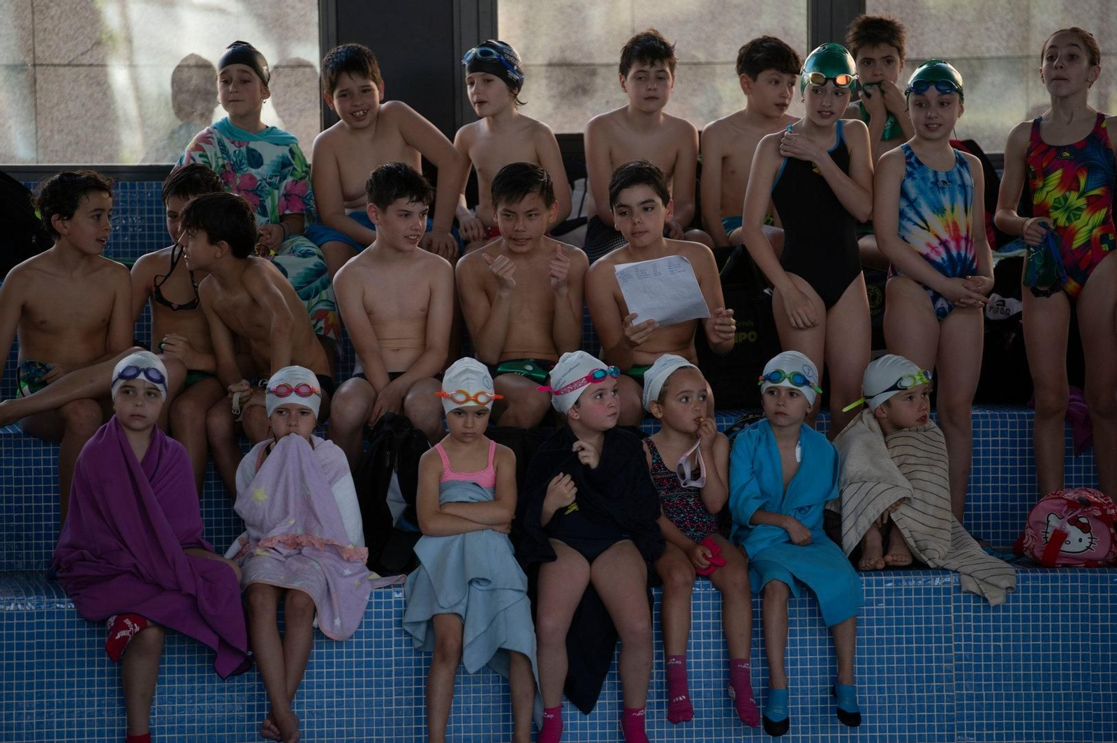 Participantes de las categorias Alevín y Benjamín.