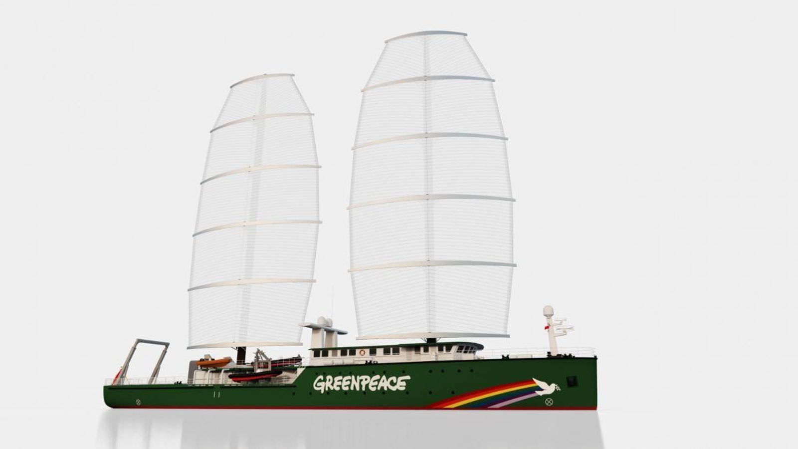 El proyecto del velero de Greenpeace.