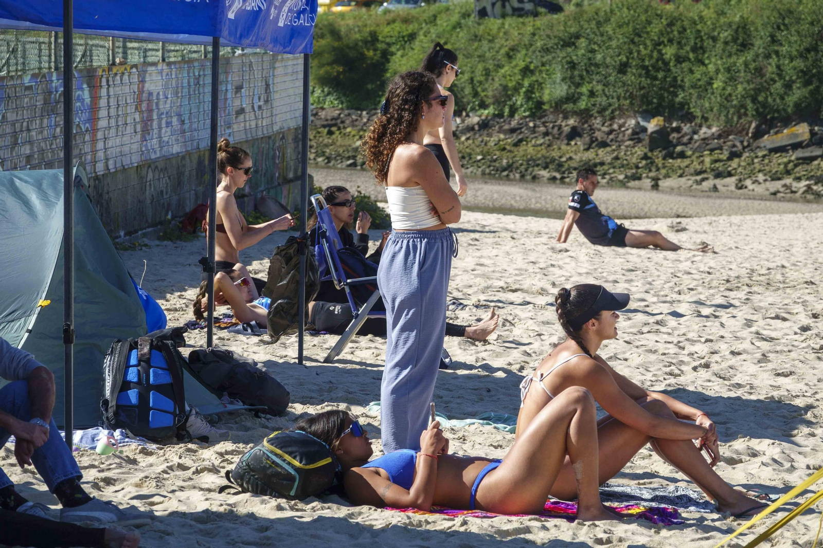 Galería | La liga de voley playa vive su última jornada en Samil