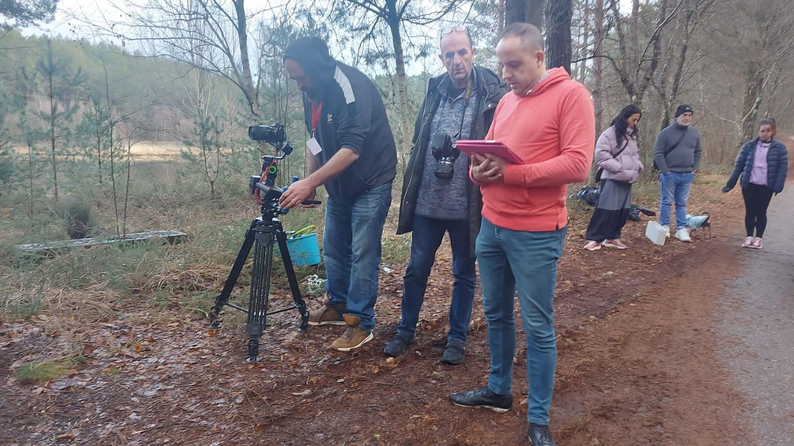 Alberto Outeiriño, Roberto Cid y José Juan P. Ramos.