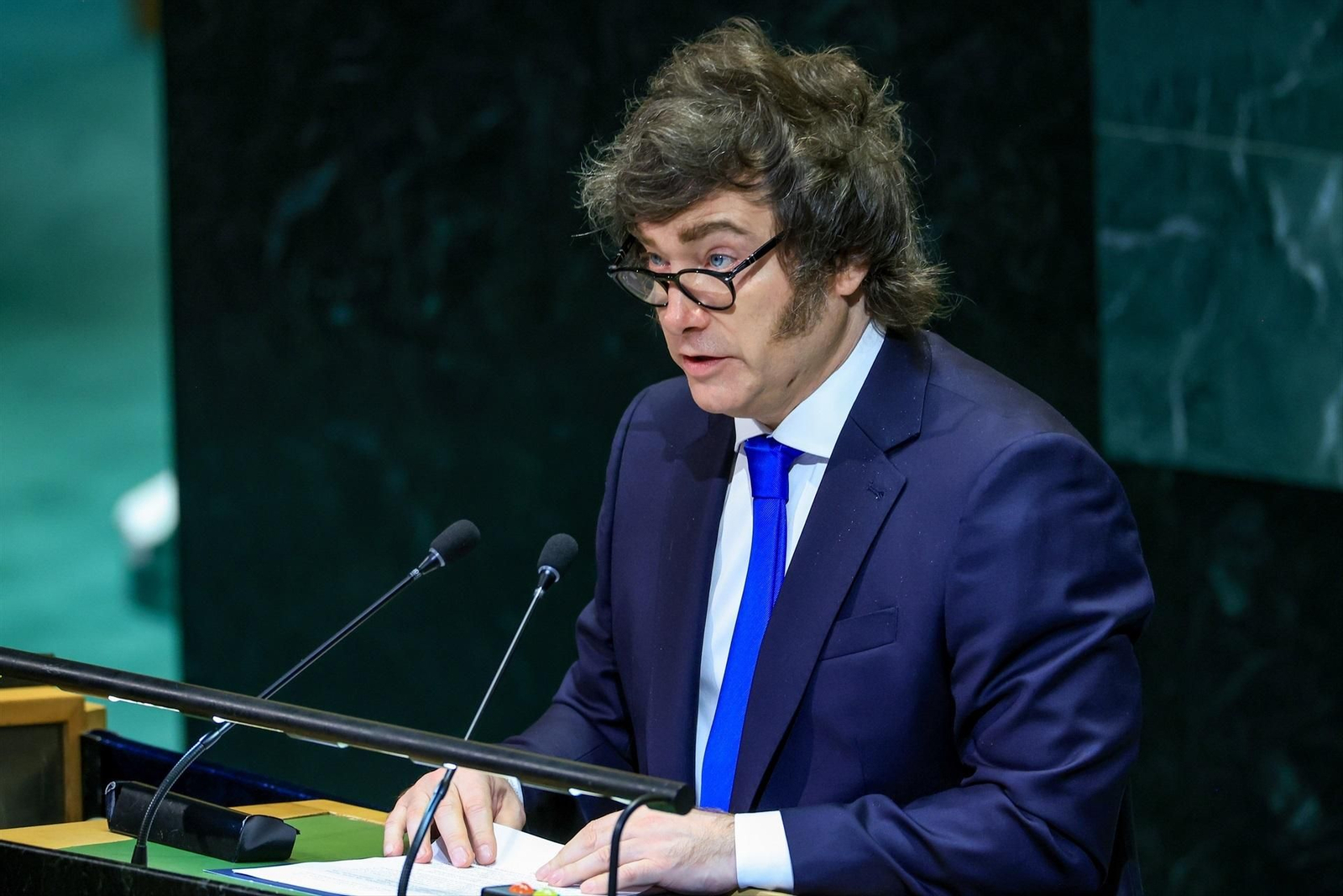 El presidente de Argentina, Javier Milei