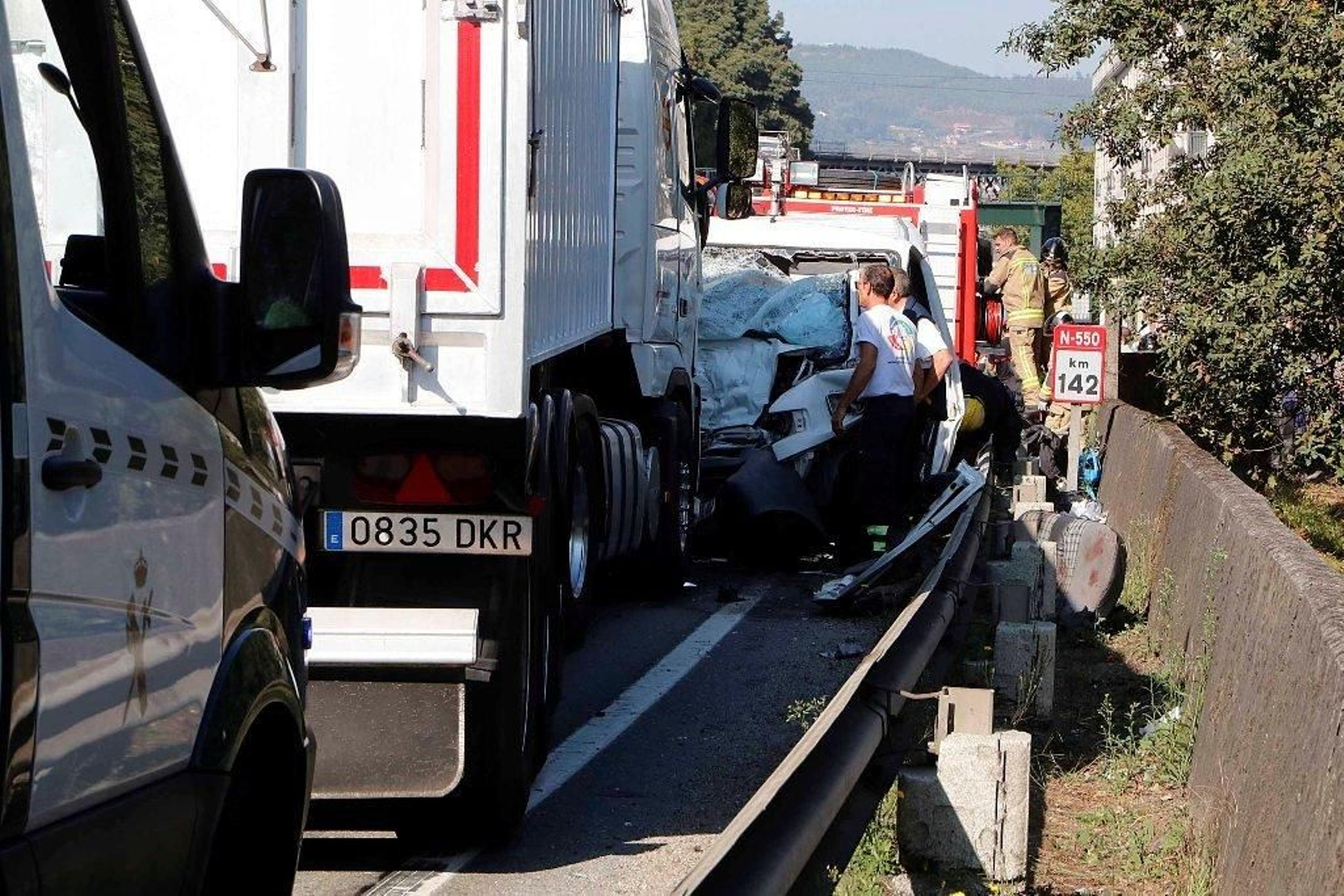 Accidente mortal en Redondela - JV Landín 2