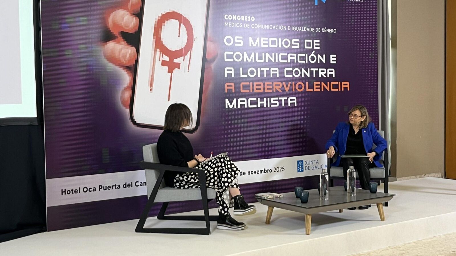 María Esther Erice durante su intervención