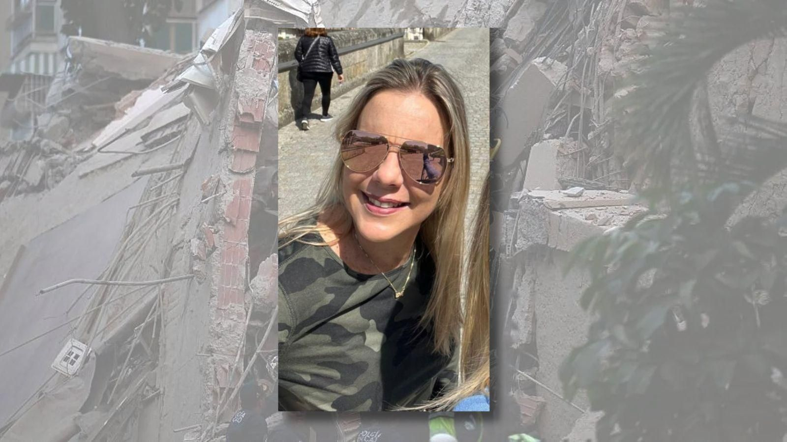 Mariela, en una visita a Ourense.