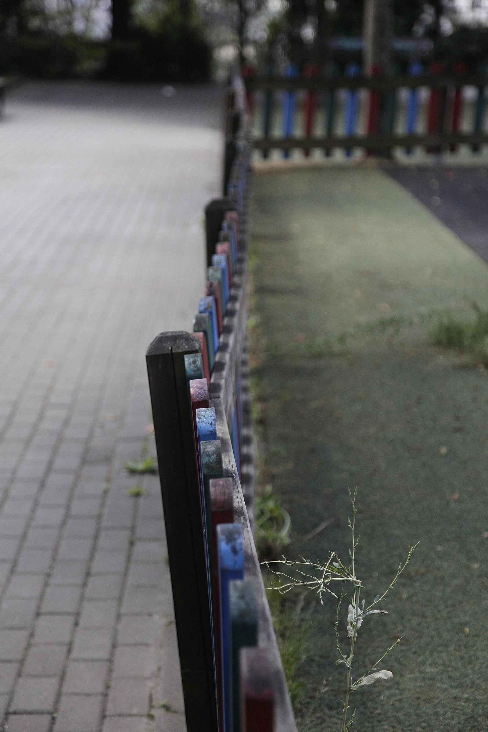 Abandono en el parque de las Zapatillas.