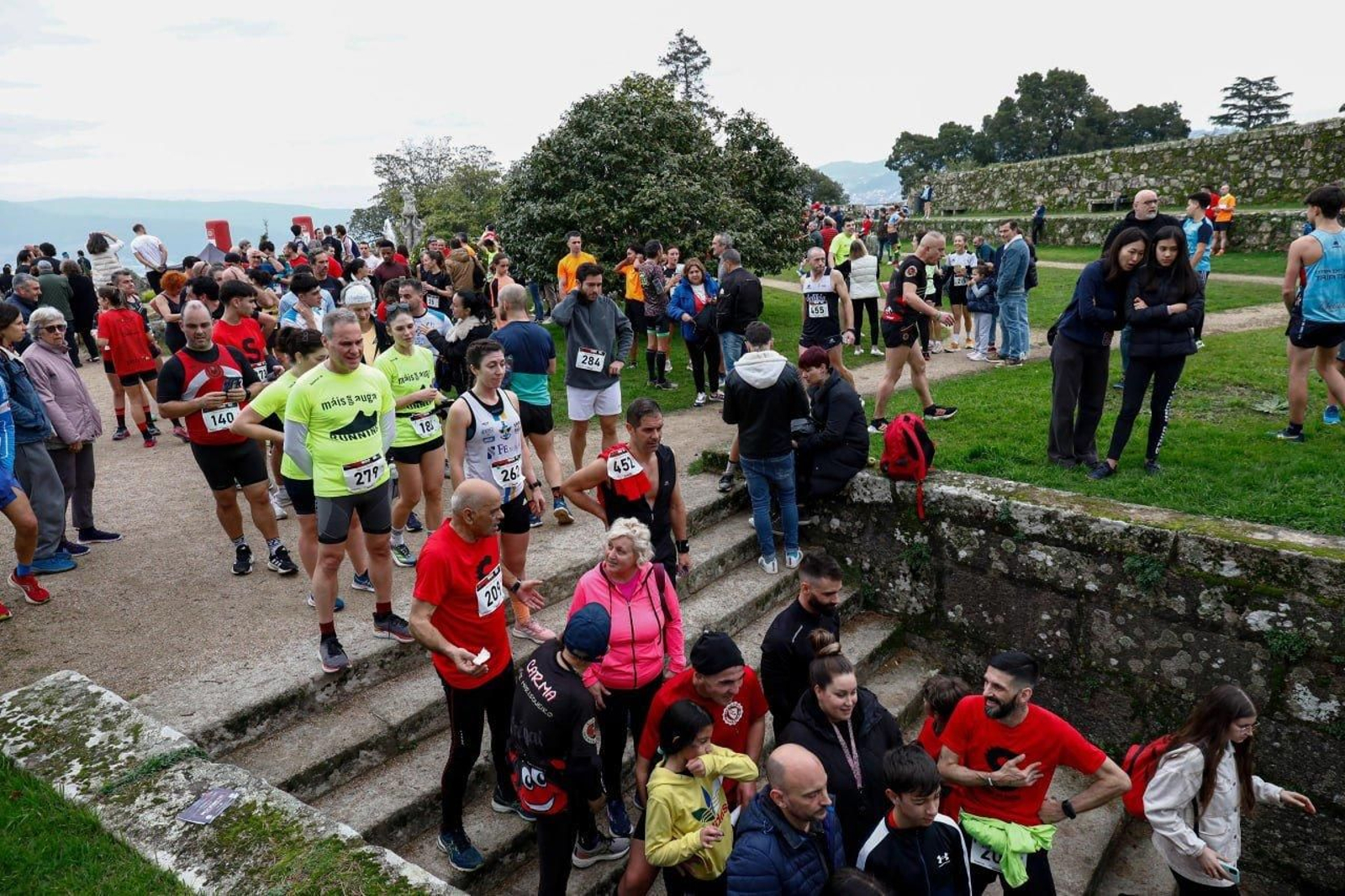 La meta de la Subida ao Castro.
