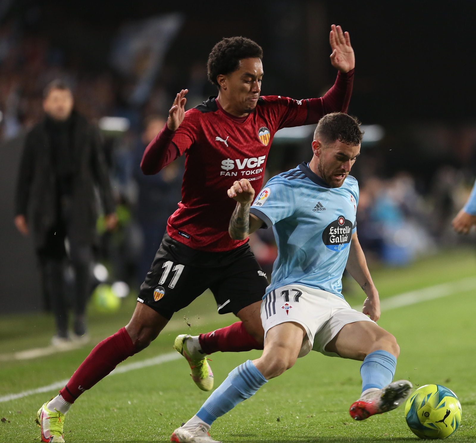 Celta-Valencia en Balaídos Vigo.