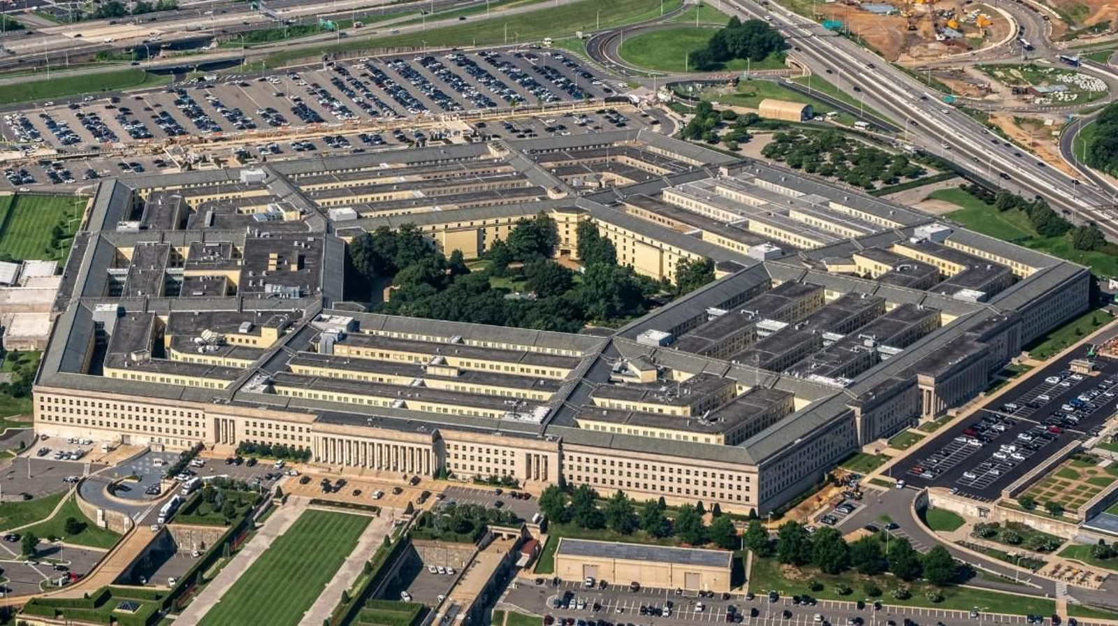 Imagen aérea del Pentágono, en Estados Unidos.