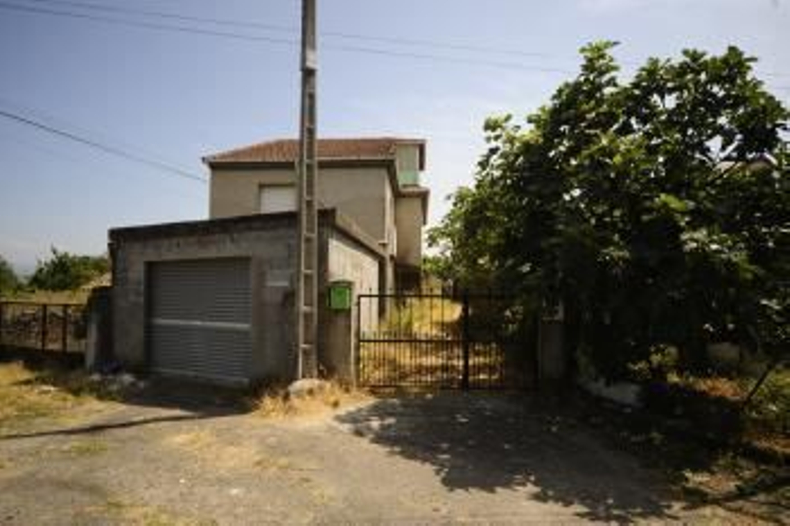 Imagen de la vivienda en la que se produjo el suceso (Foto: Martiño Pinal)