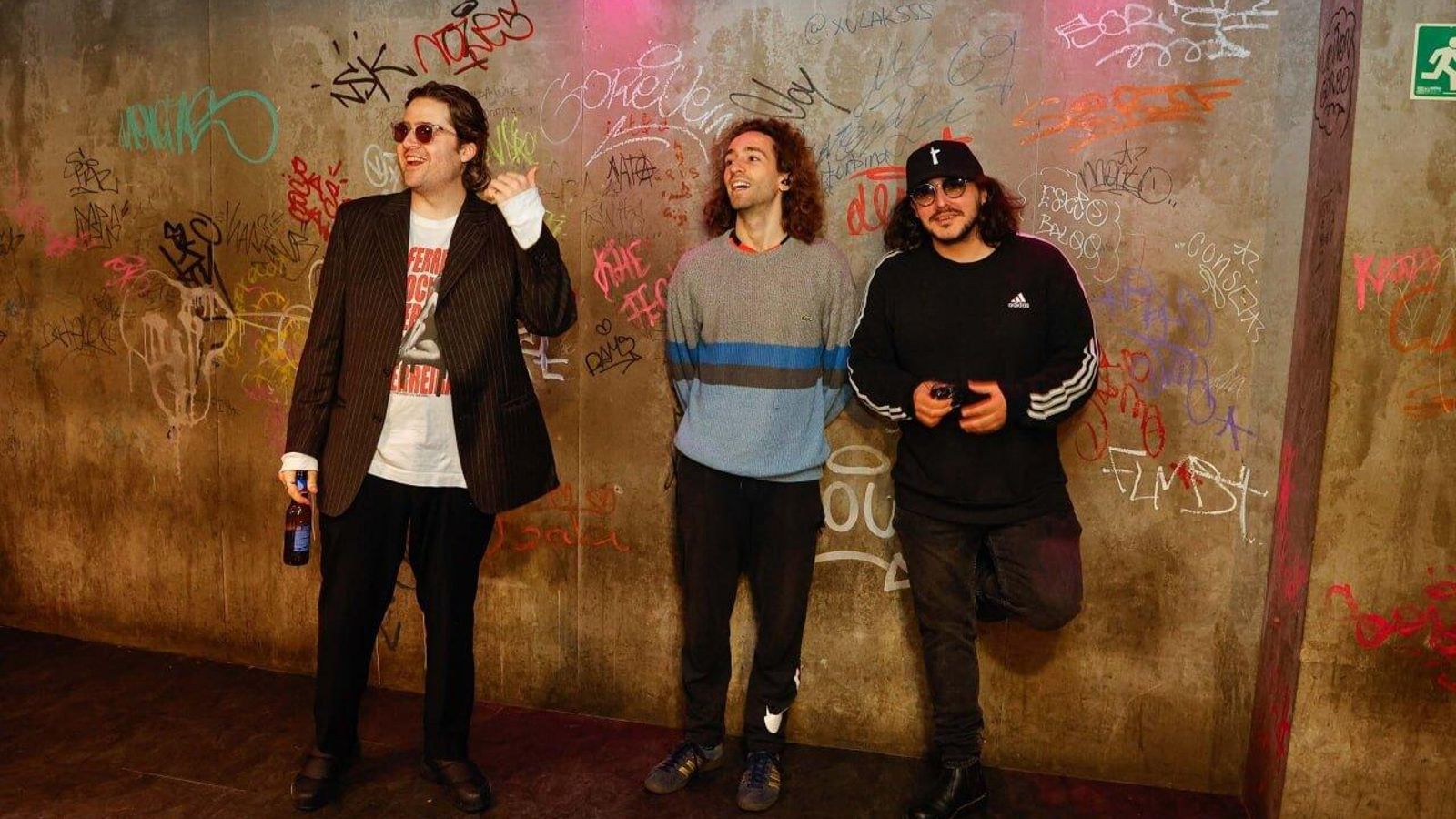 Grupo Alcalá Norte, grupo de rock fundado por Jaime Barbosa, Juan Pablo Juliá y Álvaro Rivas. Foto: Jorge Santomé