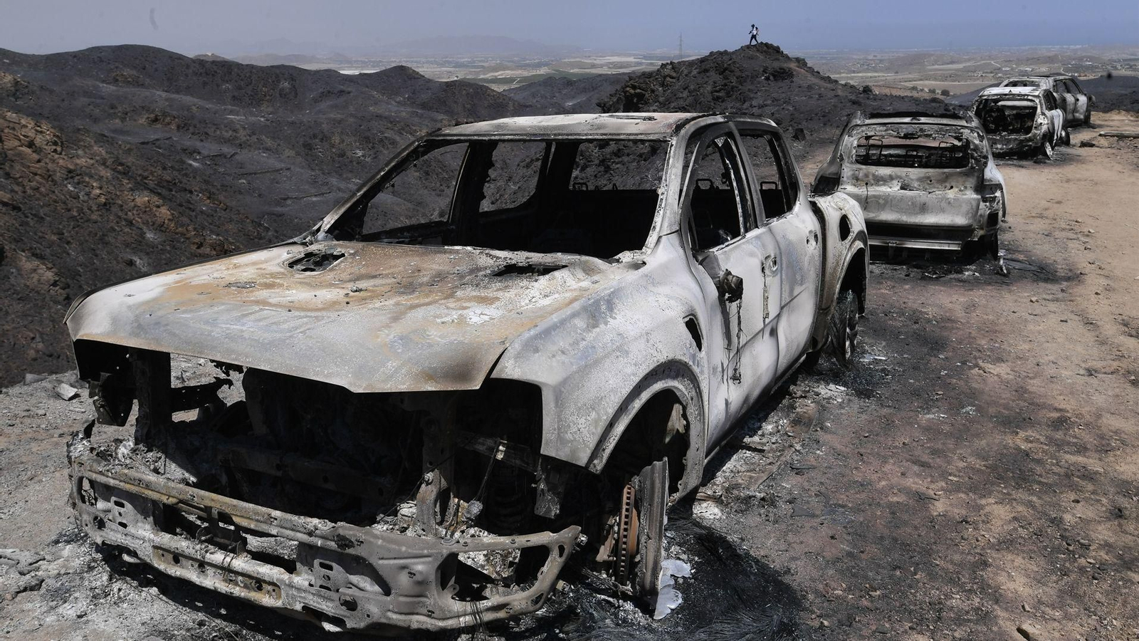 Incendio en Los Gallardos (Almería).