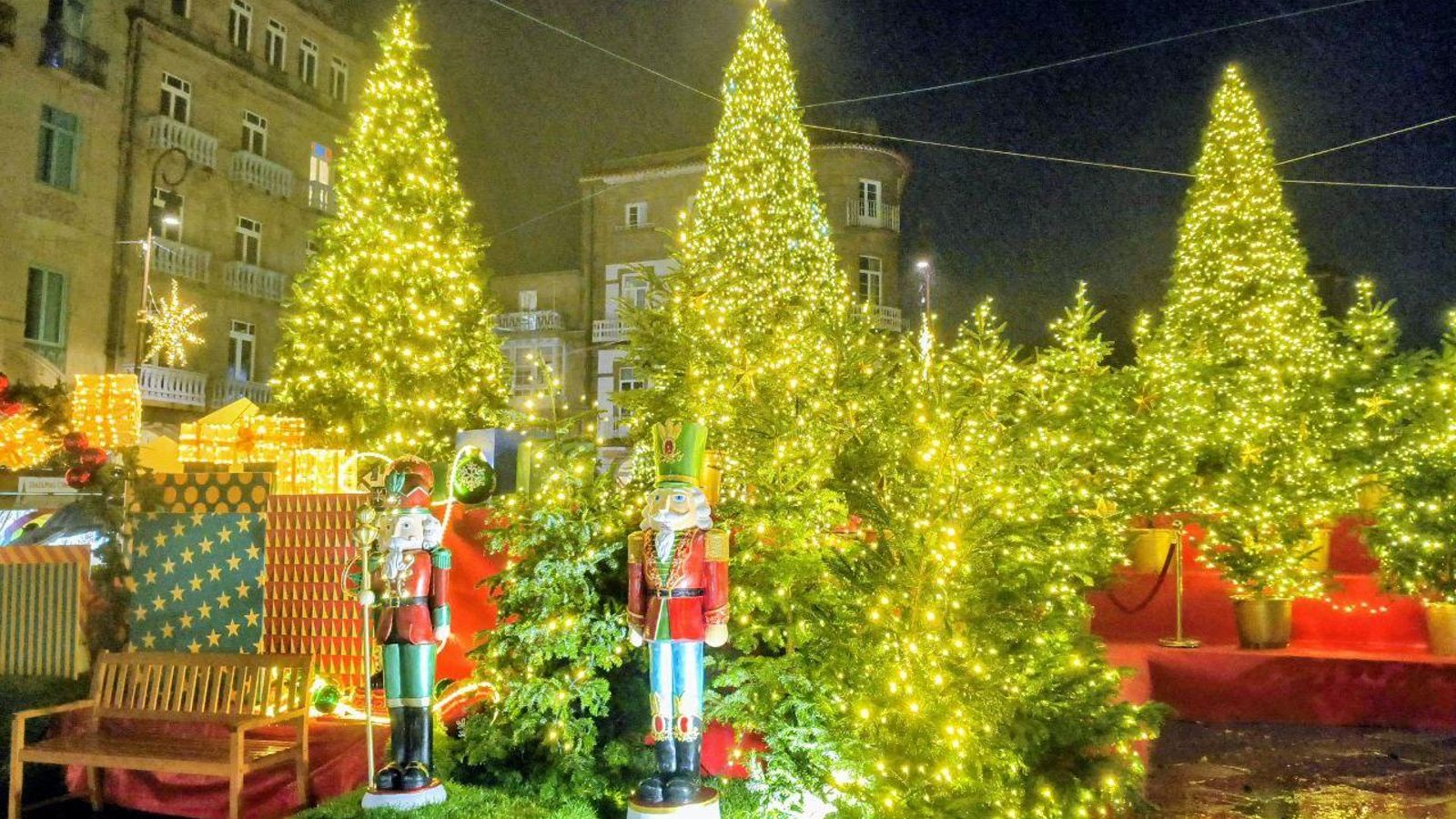 El Bosque de Nadal de la Praza da Ferrería