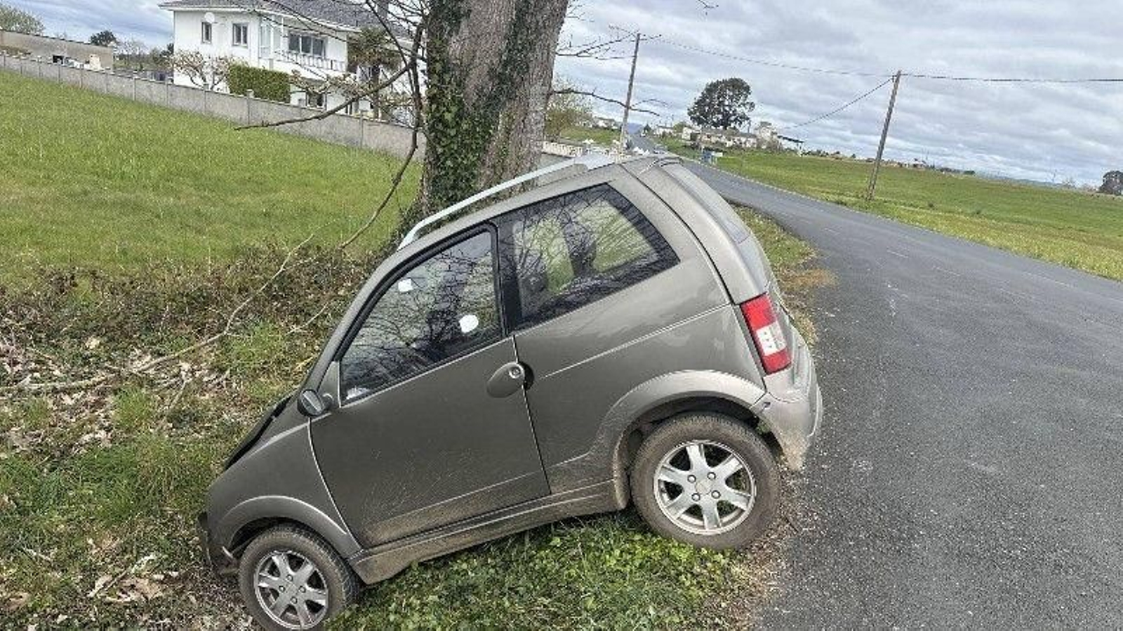 El coche siniestrado