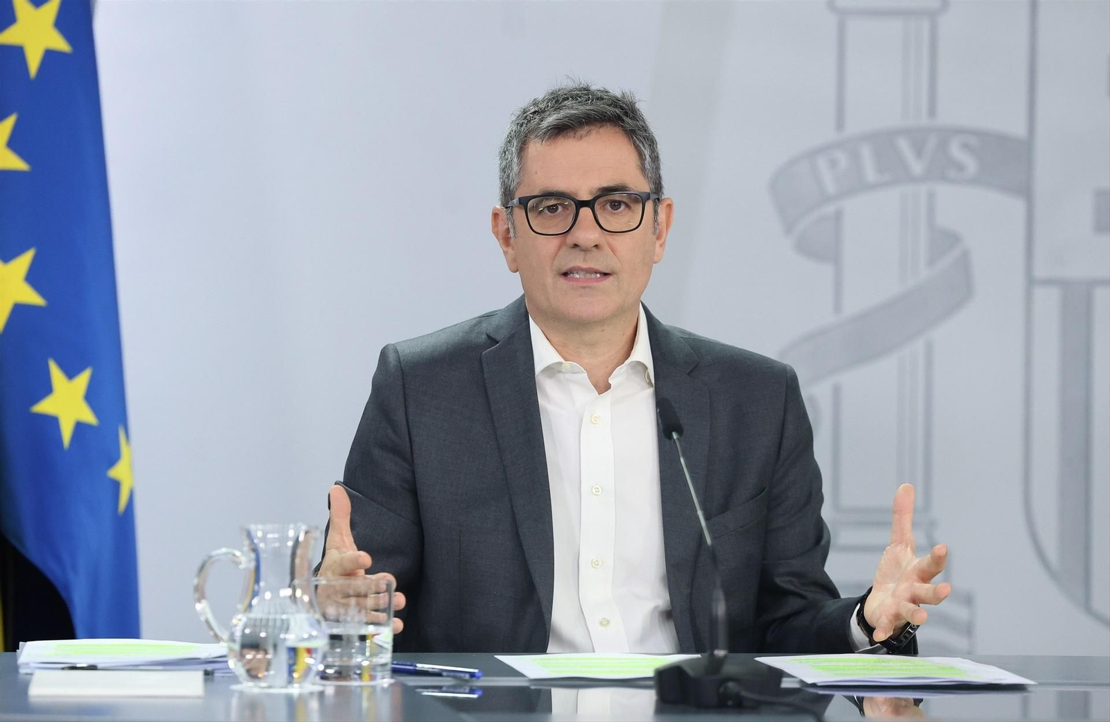 El ministro de Presidencia, Justicia y Relaciones con las Cortes, Félix Bolaños.