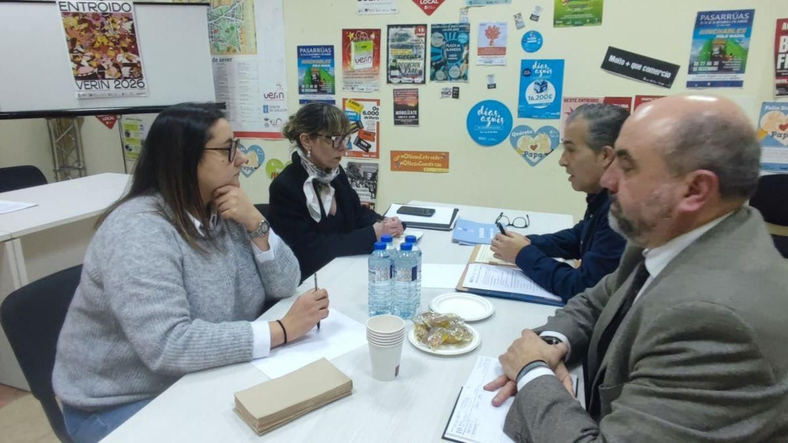 Beatriz Duarte, Esther Gómez, Jaime Pereira y David Martínez Alonso.