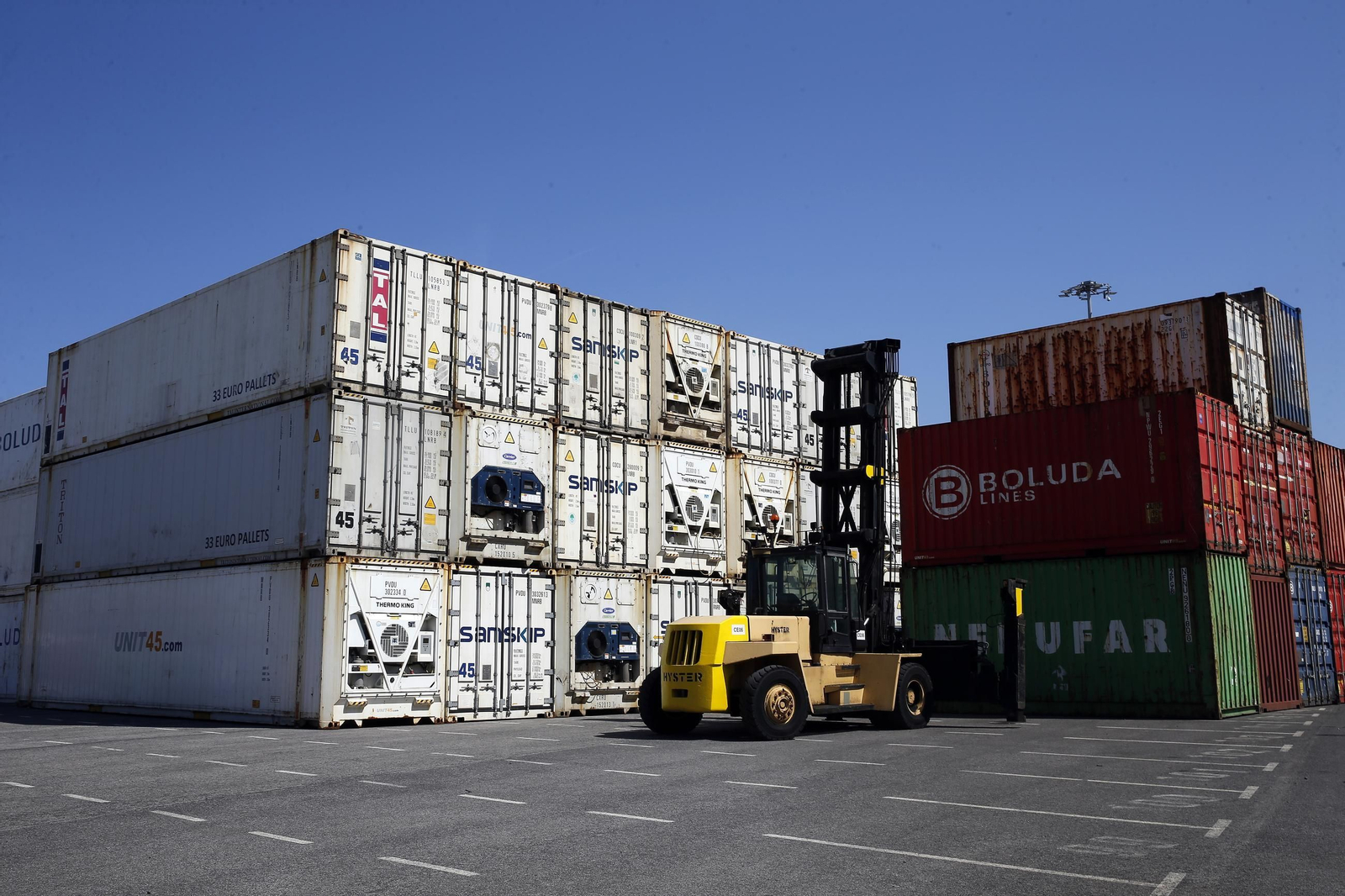 Contenedores de exportaciones