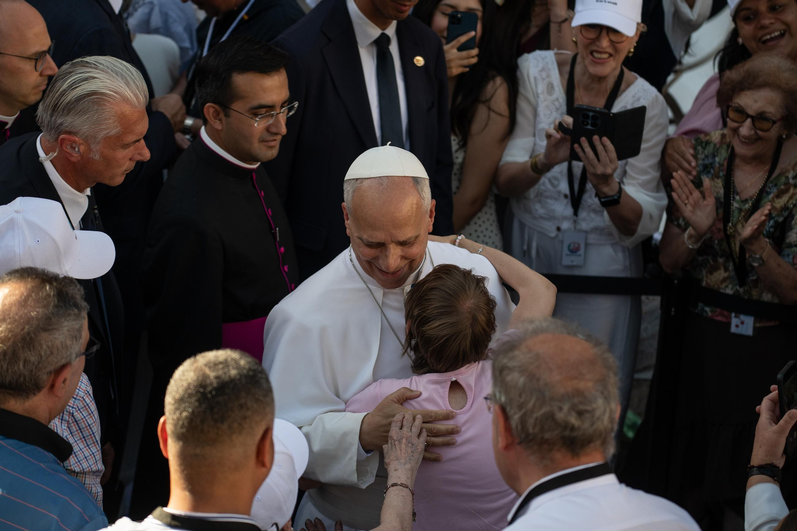 Galería | La primera jornada de la visita del papa León XIV a Madrid