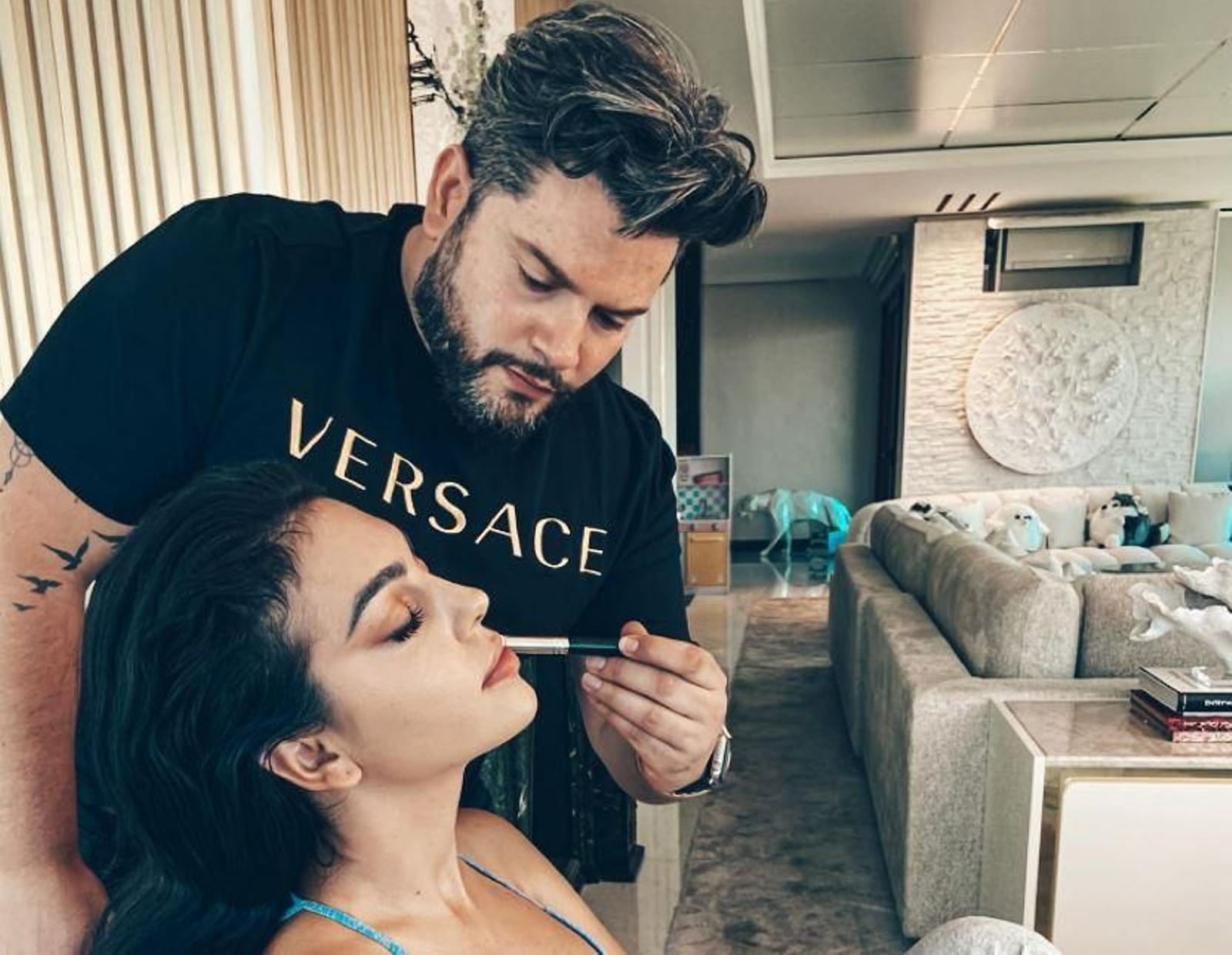 Alberto Dugarte y Georgina Rodríguez