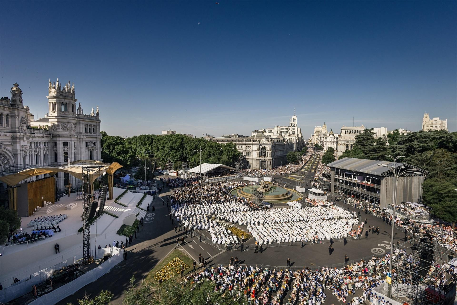 Galería | La segunda jornada del papa León XIV en Madrid, en fotos