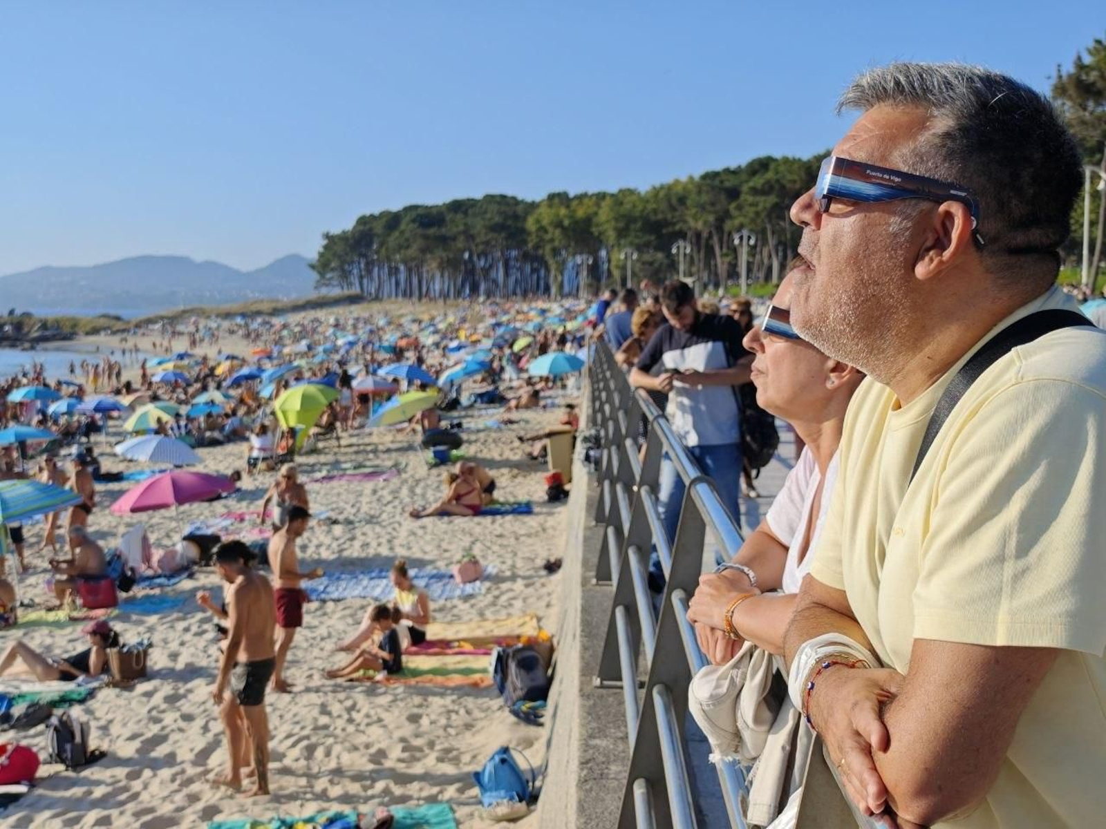 Galería | Así vivió Vigo y su área el histórico eclipse total
