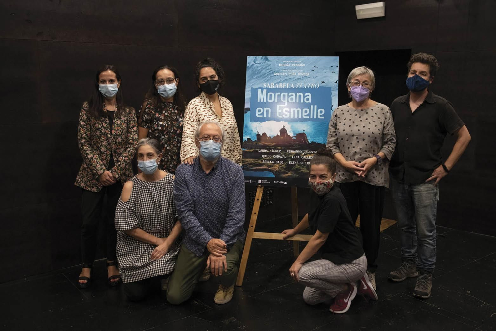 Presentación de la obra de teatro de Sarabela “Morgana en Esmelle”. (FOTO: XESÚS FARIÑAS)