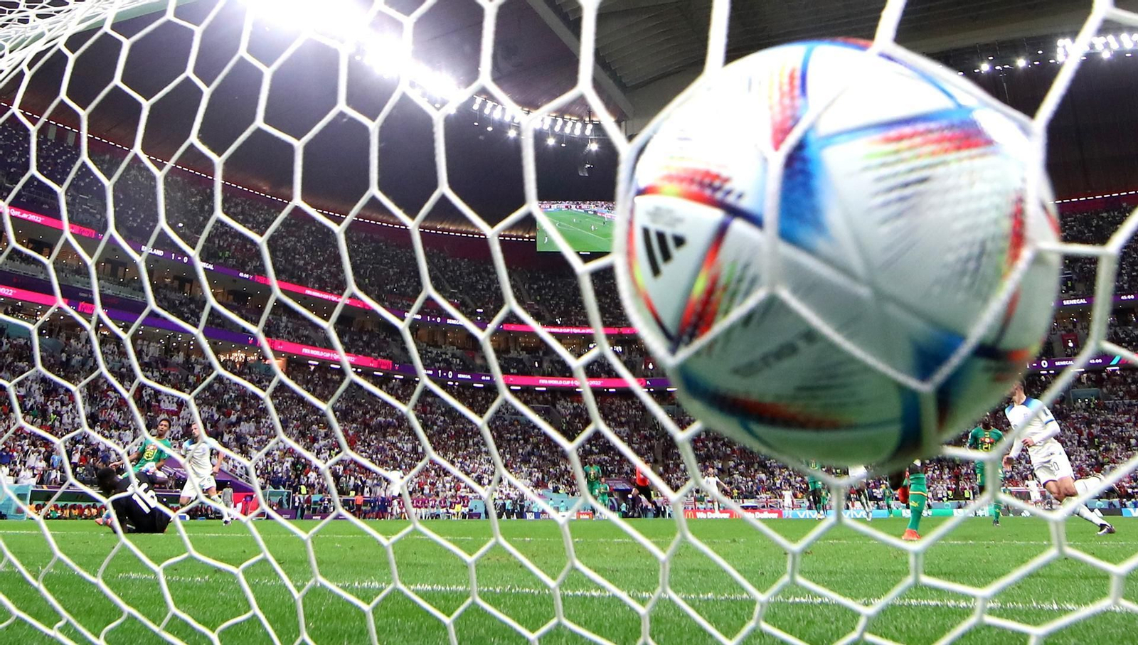 Gol de Inglaterra ante Senegal (EFE).