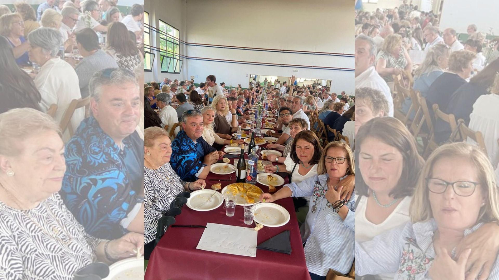 Comida solidaria.